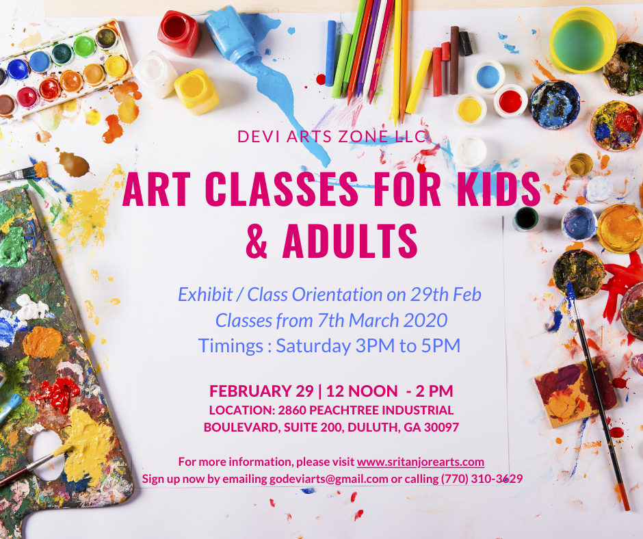 ART CLASSES FOR KIDS & ADULTS